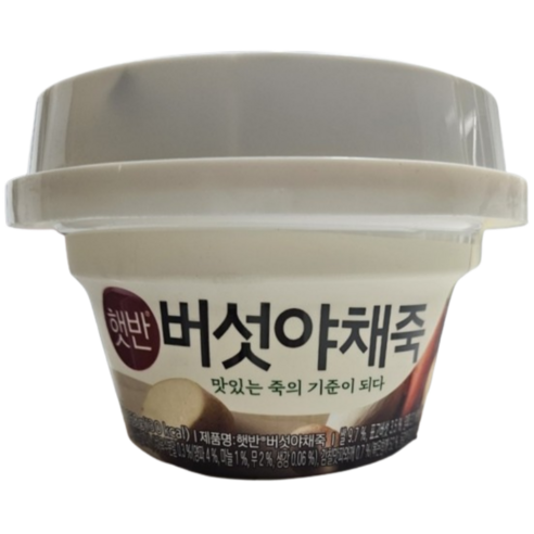 CJ 햇반죽 누룽지닭백숙죽, 267g, 5개