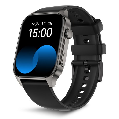 WAPIK 1.91인치 웨어러블 블루투스 스마트워치 X5S 통화 수신 알림 GPS 운동, 블랙, 4.8cm, GPS + 블루투스