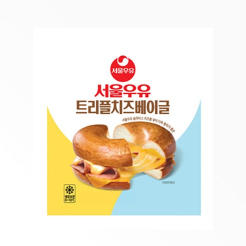 서울우유 트리플치즈베이글 130g x 5개