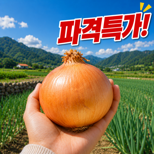 [파격초특가100박스] 산지직송 단단한 2026년도 국산햇양파