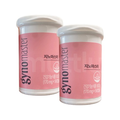 마스터바이옴 지노마스터 170mg 56캡슐 x 2개