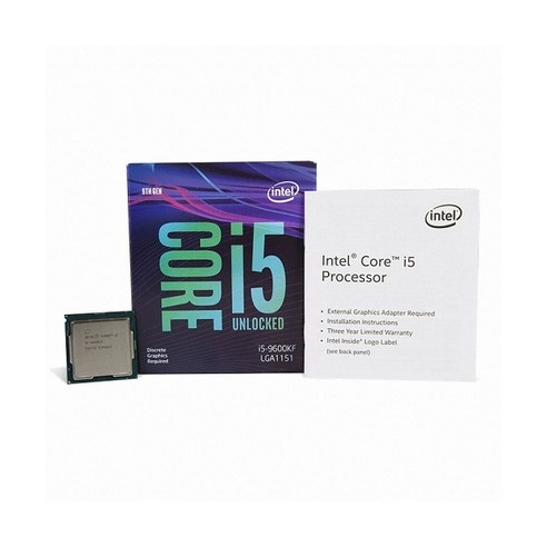 인텔 코어 i5-9세대 i5 9600KF 커피레이크-R 쿨러 구리스 동봉