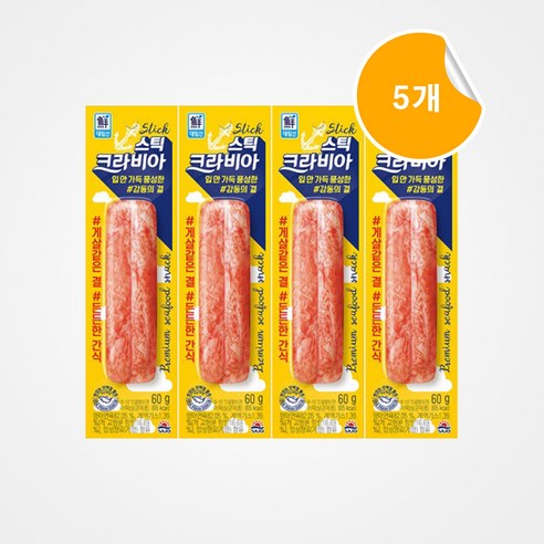 [대림] 크라비아스틱 4묶음 240g, 5개