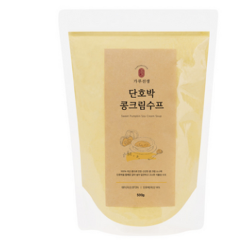 가루선생 단호박 콩 크림 수프