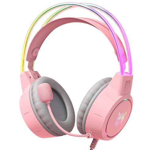 ONIKUMA RGB 유선 게이밍 헤드셋 가상 7.1 usb  노이즈캔슬링 마이크 X15 PRO