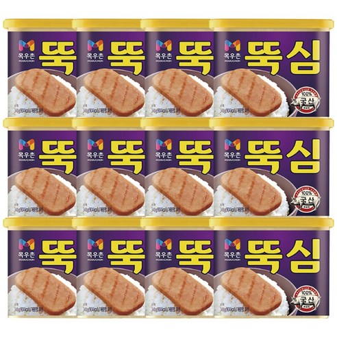맛있는 통조림 햄 뚝심 300g, 300g, 12개