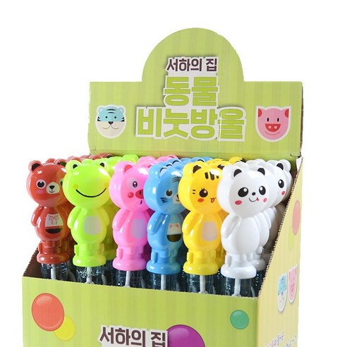 BL 버블 동물농장 어린이 비눗방울 장난감, 비눗방울 6P, 6개