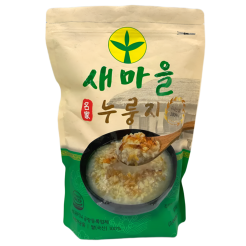 새마을 누룽지 국내산 쌀 속편한 건강식 백미 누룽지, 1개, 800g
