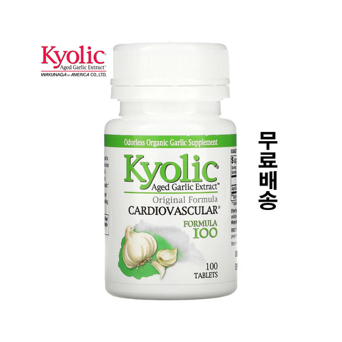 쿄릭 Kyolic 숙성 마늘 추출물 Formula 100, 100 타블렛