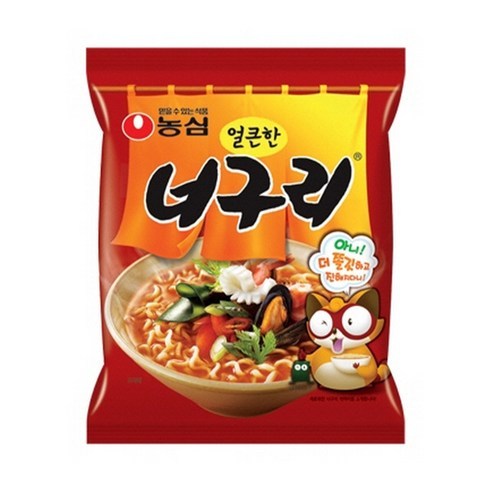 농심 너구리 얼큰한맛 5개 1봉