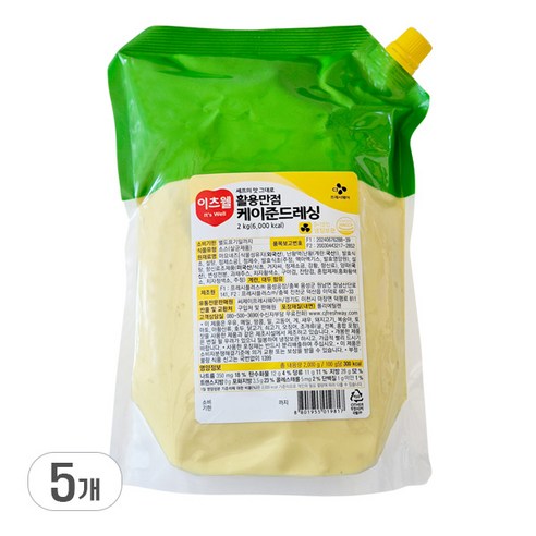 CJ 이츠웰 케이준드레싱 2kg 5개 [냉장포장]