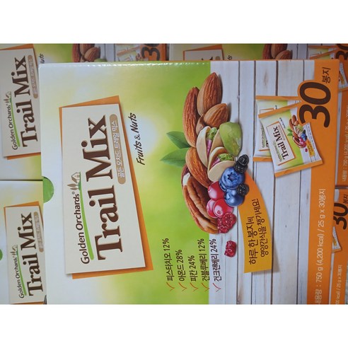 골든오차드 트레일믹스 25g X 30개 견과류 믹스넛 코스트코, 750g, 1개, 30개, 25g