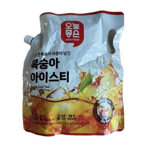오늘좋은 복숭아 아이스티 기획 1.5L