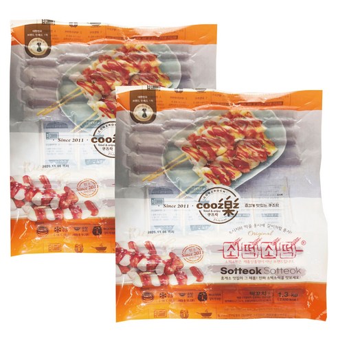 쿠즈락 와이앤비 소떡소떡 1.3kg (130g x 10ea)