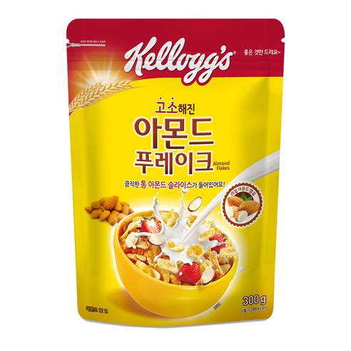 켈로그 아몬드 푸레이크, 300g, 2개