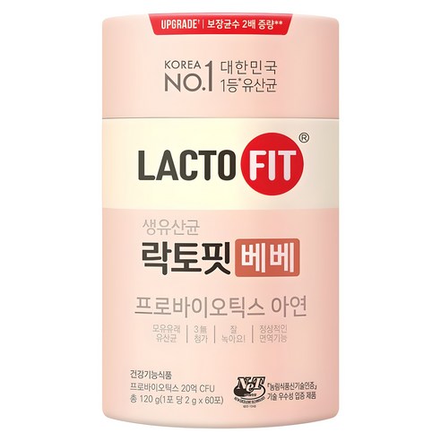 락토핏 생유산균 베베 60포
