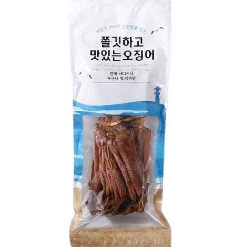 [맛도리] 바로 먹는 마른오징어 쫄쫄이 쫄깃하고 맛있는 오징어 400g (6-10미), 1개