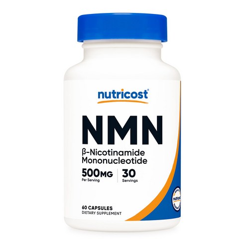 뉴트리코스트 효소 NMN 보충제 500mg 60캡슐 글루텐프리 베지 1개, 단품, 1개, 60정