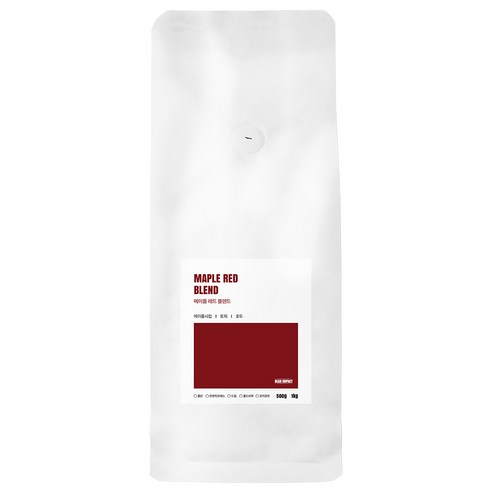 빈임팩트 메이플 레드 블렌딩 원두 당일로스팅, 1kg, 1개, 핸드드립