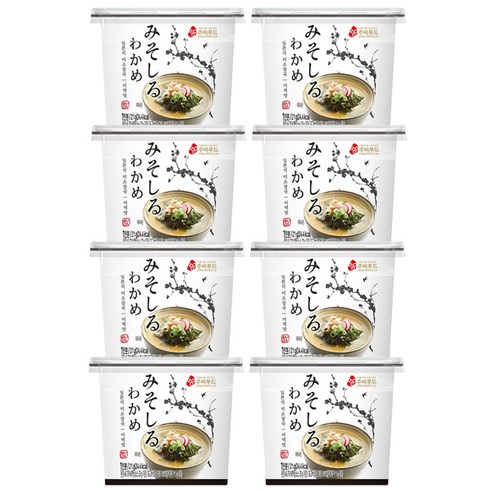 주비푸드 미소장국 미역맛 21g x 8개 / 컵국 즉석 미역국, 21g, 8개