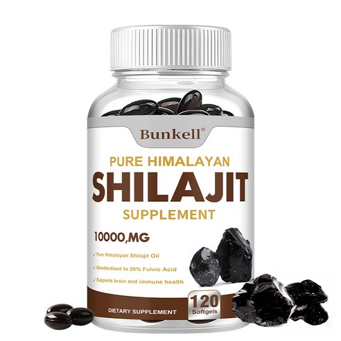 순수 히말라야 산맥 쉐라톤 10,000mg - 푸리산 - 지구력, 파워, 운동성능 향상, 3개, 120정