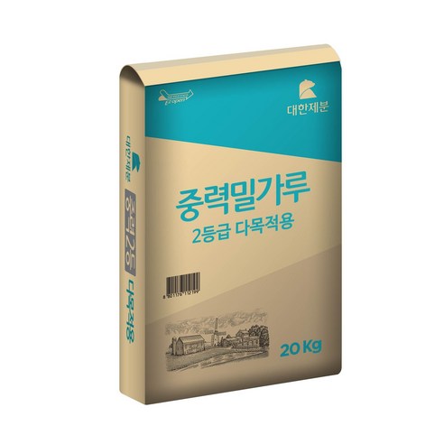 곰표 중력2등급 20kg 다목적용 밀가루 중력분 2등 업소용 놀이용