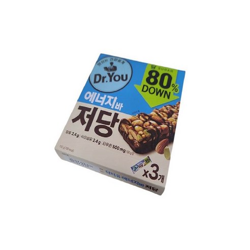 오리온 닥터유 에너지바 저당 3p 150g (50g x3), 150g, 1개