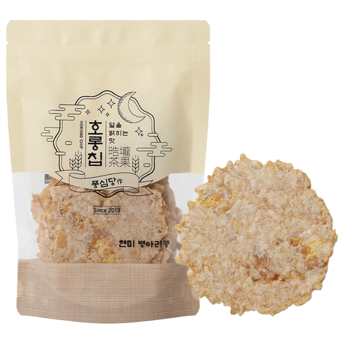 풍심당 호롱칩 현미 병아리콩 누룽지칩, 100g, 1개
