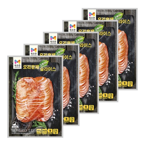 목우촌 오리훈제 슬라이스 400g 5개, 5개, 400g