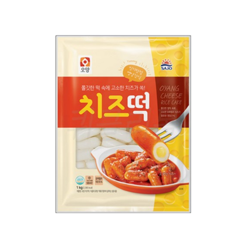 [현대프리마켓] 사조오양 치즈떡 1kg