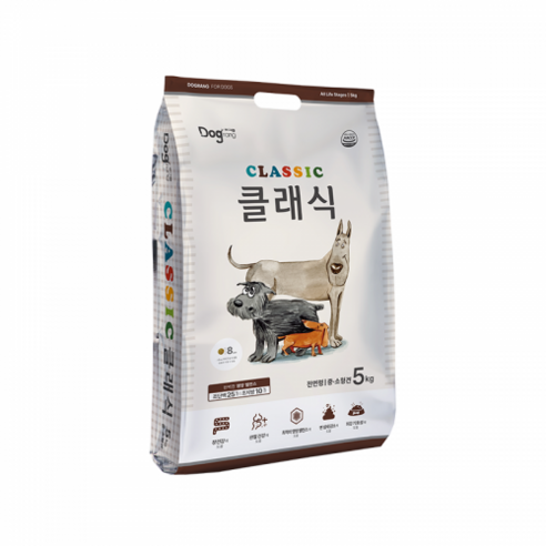 도그랑 전연령 강아지 클래식 건식사료