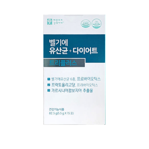 팜스빌 애플트리김약사네 벨기에 유산균 다이어트 트리플러스