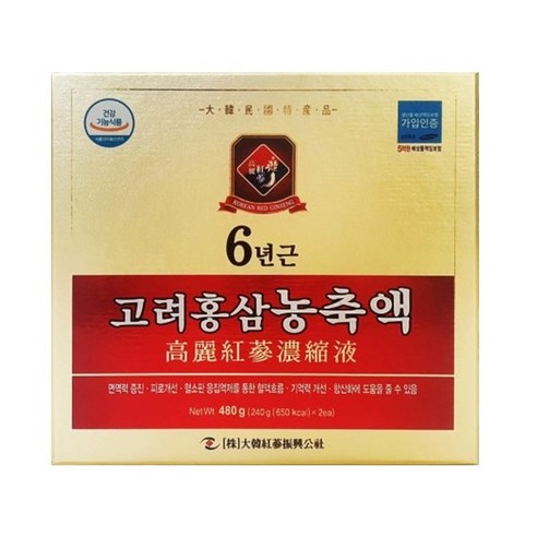 한삼수 고려 6년근 홍삼농축액