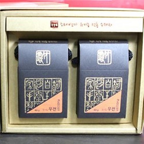 조태연가 죽로차 유기농 우전 녹차 80g/경남 하동 지리산 수제 녹차/선생님 교수님 스승의날 설 명절 추석 선물세트   /