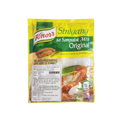 Knorr Sinigang Sampalok Mix Original 크노르 시니강 삼팔록 믹스 오리지날