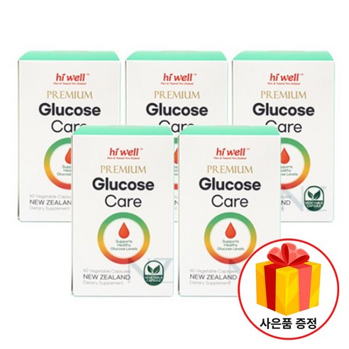 하이웰 프리미엄 글루코스케어 60캡슐 5개, 5개, 60정