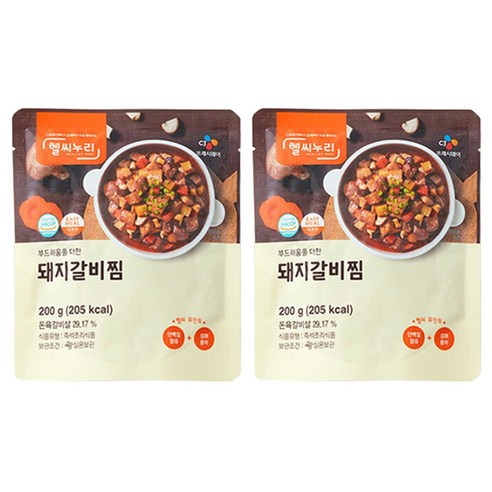 CJ 헬씨누리 돼지갈비찜 200g