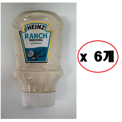 하인즈 랜치 드레싱, 418.5g, 6개