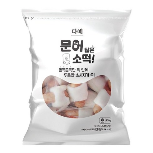 우리쌀로 만든 문어닮은소떡 400g