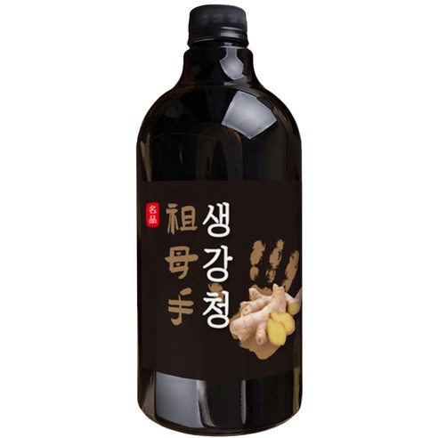 국내산 수제 생강청 1L 고농축 진한 생강원액 생강차