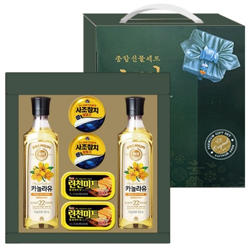 설 추석 해표 참치햄 혼합 소망선물세트, 1세트