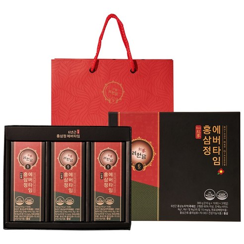 "면역력과 피로개선" 려원담 6년근 홍삼정 에버타임
