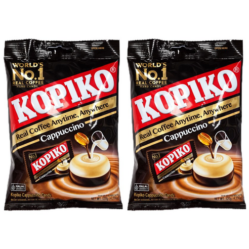 코피코 카푸치노 캔디, 120g, 2개
