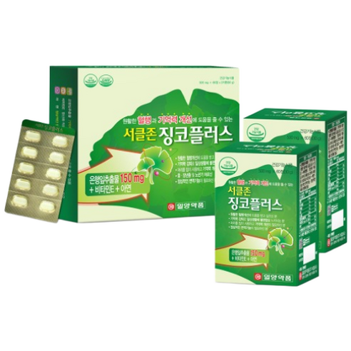 일양약품 서클존 징코플러스 60정 4개월분
