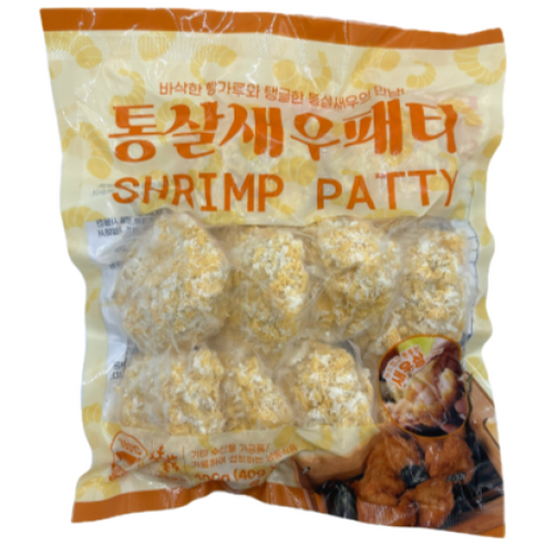 통살새우패티 베트남 텃만꿍 늘솜푸드, 1개, 400g