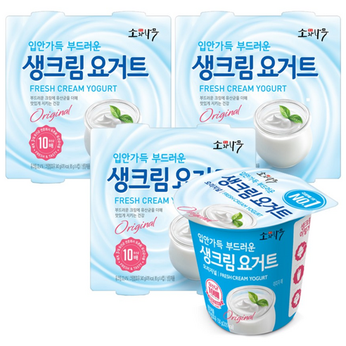 동원 소와나무 생크림 요거트