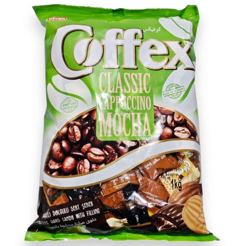 엘반 코펙스 커피캔디1kg (210여개)대용량3가지맛 모카,카푸치노,클래식 믹스, 1개, 1kg