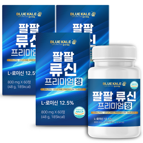 블루케일 류신 단백질 타블렛 아미노산 루신 프리미엄 정 6000mg 고함량 뉴신 캡슐 추천, 60정, 3개