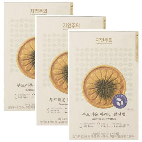 자연주의 부드러운 파래김 쌀전병