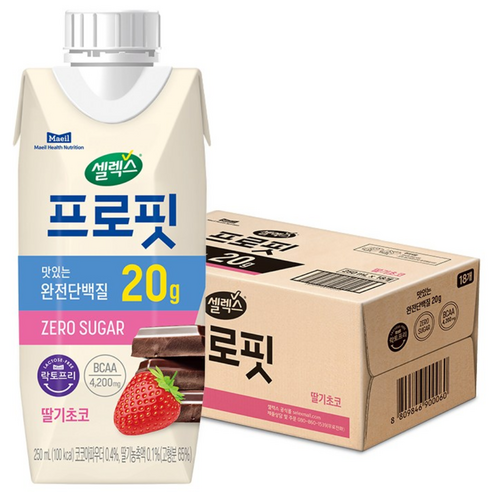 프로핏 드링크 딸기초코